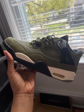 Men's Olive Green Casual Athletic Sneakers